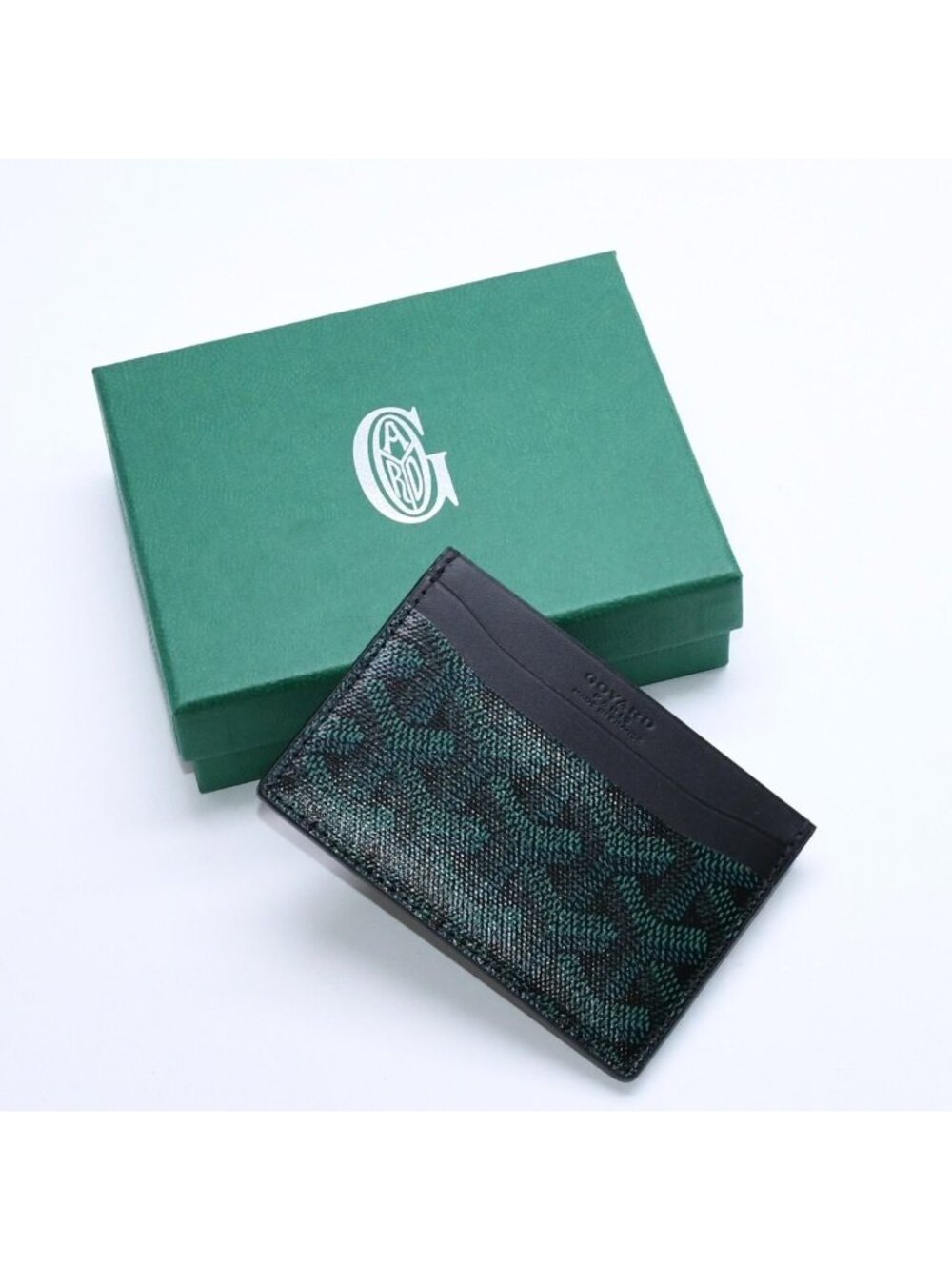 Goyard Limited Ever Green Dark Black Card Case Saint Sulpice